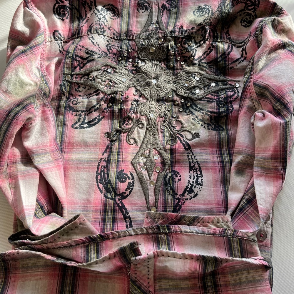 Roar Shirt Women’s Medium Western Top. - Picture 4 of 8